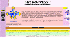 Desktop Screenshot of micropress-inc.com